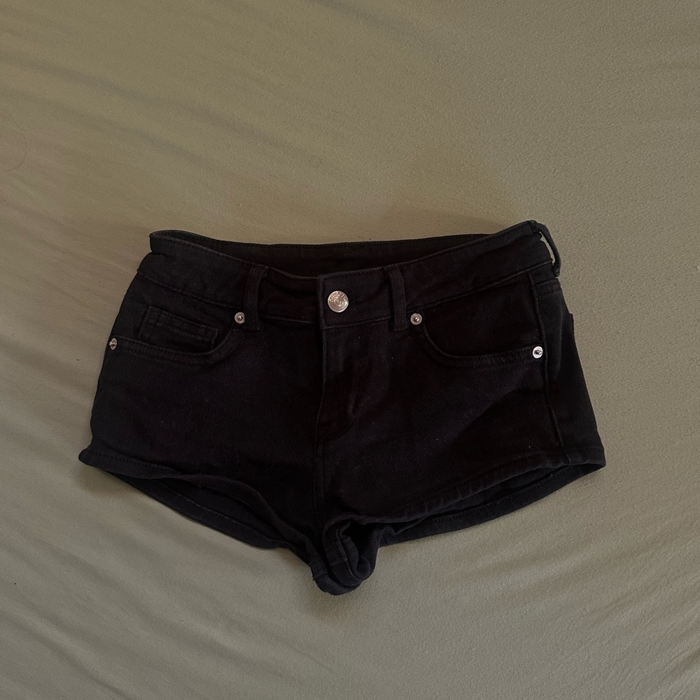 H&M Black Jean Shorts Denim